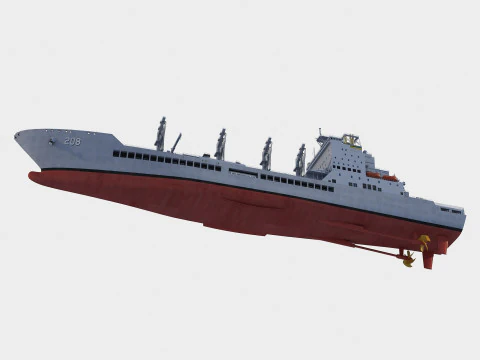 AO-208 Robert F Kennedy John Lewis Class replenishment oiler 3D Model