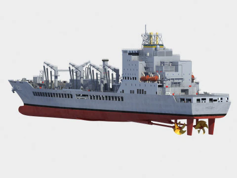 AO-208 Robert F Kennedy John Lewis Class replenishment oiler 3D Model