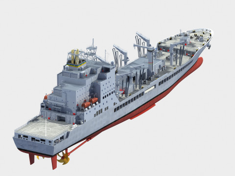 AO-208 Robert F Kennedy John Lewis Class replenishment oiler 3D 模型