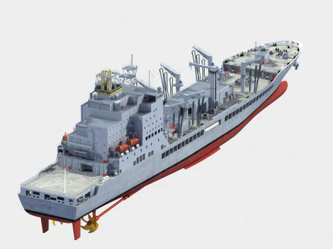 AO-208 Robert F Kennedy John Lewis Class replenishment oiler 3D Model