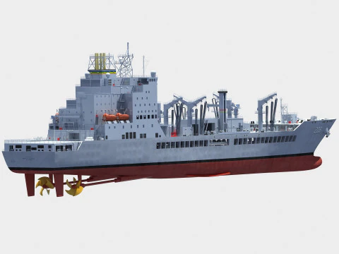 AO-208 Robert F Kennedy John Lewis Class replenishment oiler 3D Model