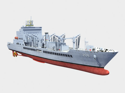 AO-208 Robert F Kennedy John Lewis Class replenishment oiler 3D 模型