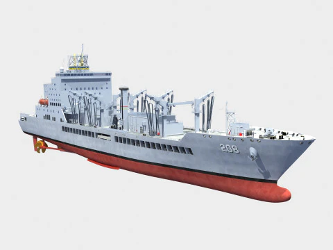 AO-208 Robert F Kennedy John Lewis Class replenishment oiler 3D Model