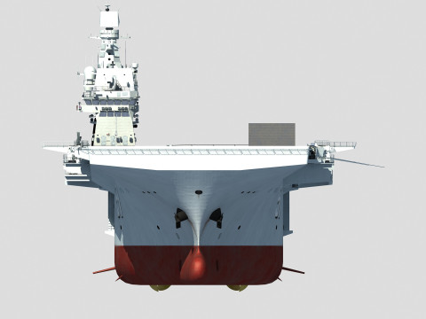 Type 076 Yulan Class Amphibious Assault Ship 3D Model
