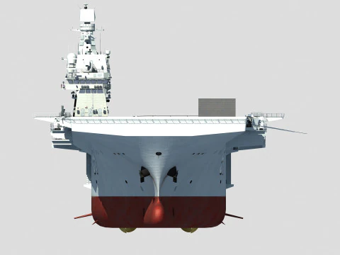 Type 076 Yulan Class Amphibious Assault Ship 3D Model
