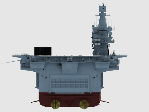 Type 076 Yulan Class Amphibious Assault Ship 3D Model