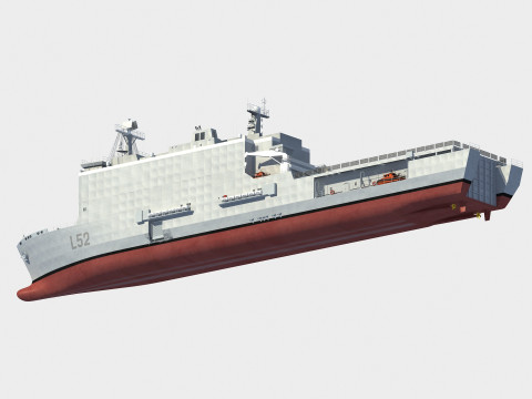 L52 Castilla Galicia class LPD 3D 模型