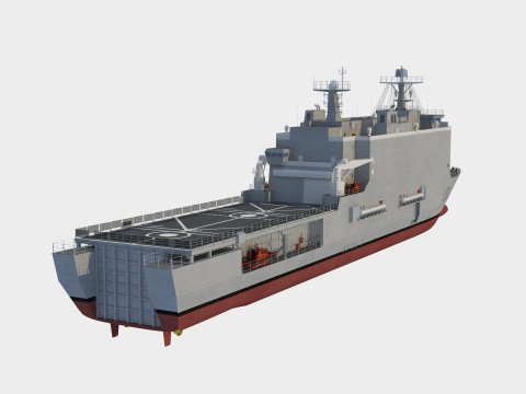 L52 Castilla Galicia class LPD 3D 模型