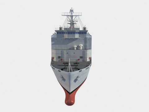 L52 Castilla Galicia class LPD 3D Model