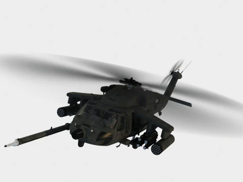 Sikorsky MH-60 K BlackHawk 3D Model
