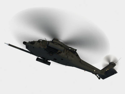 Sikorsky MH-60 K BlackHawk 3D Model