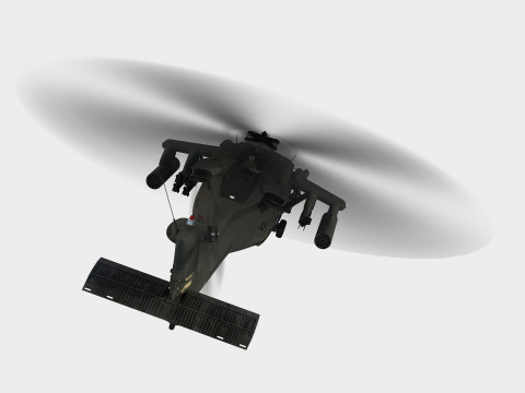 Сикорский МХ-60 К БлэкХок 3D Модель