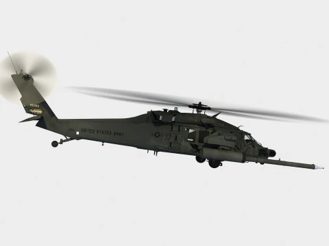 Sikorsky MH-60 K BlackHawk 3D Model