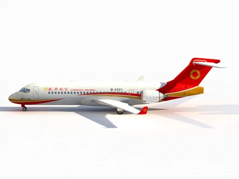 COMAC ARJ21-700 Xiagfeng 3D Model