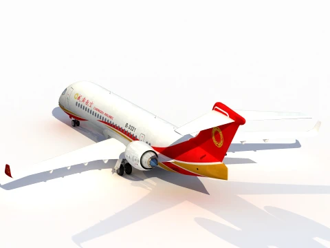 COMAC ARJ21-700 Xiagfeng 3D Model
