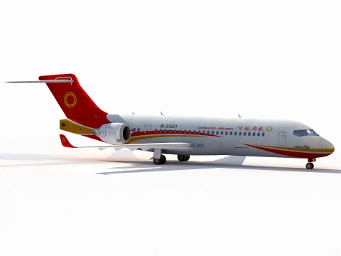 COMAC ARJ21-700 Xiagfeng 3D Model