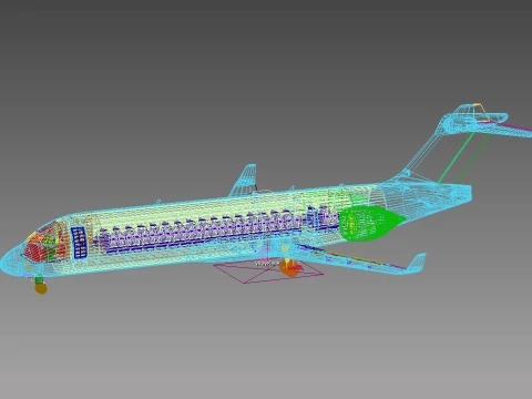 COMAC ARJ21-700 Xiagfeng 3D Model