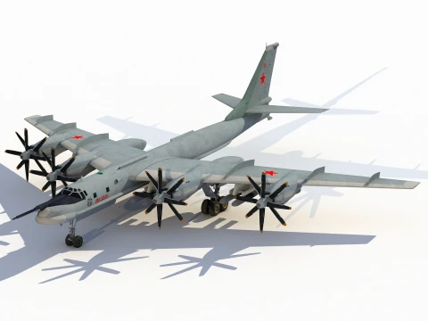 Tupolev Tu-95 MS 3D Model