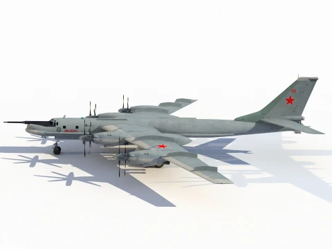 Tupolev Tu-95 MS 3D Model