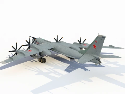 Tupolev Tu-95 MS 3D Model