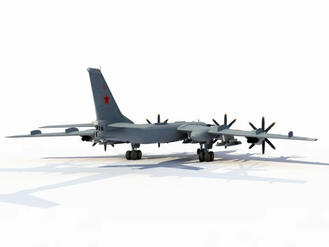 Tupolev Tu-95 MS 3D Model