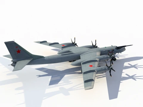 Tupolev Tu-95 MS 3D Model