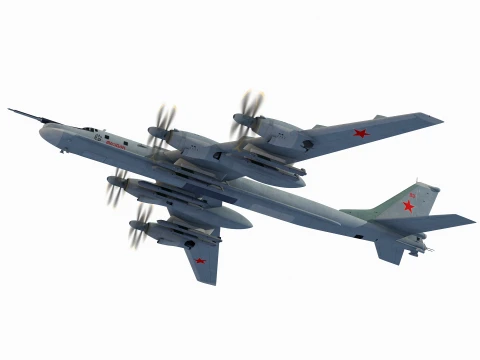 Tupolev Tu-95 MS 3D Model