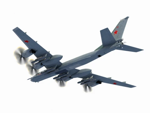 Tupolev Tu-95 MS 3D Model