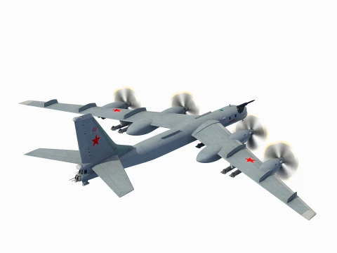 Tupolev Tu-95 MS 3D Model