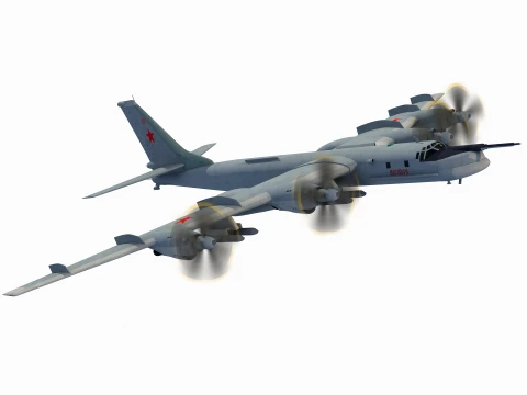 Tupolev Tu-95 MS 3D Model