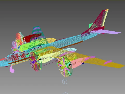 Tupolev Tu-95 MS 3D Model