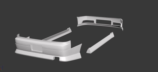 body kit bn-sport jzx90 3D Model .c4d .max .obj .3ds .fbx .stl .blend 