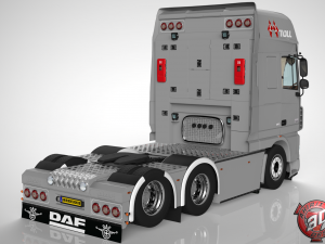 daf xf 105 6x2 3D 模型