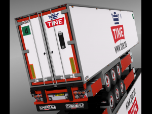 chereau frc trailer Modelo 3D