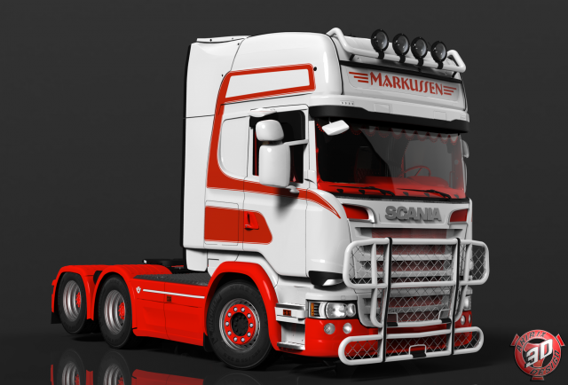 scania r620 streamline 3D Model .c4d .max .obj .3ds .fbx .stl .blend 
