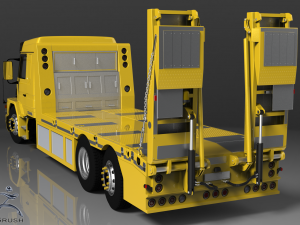 scania 113h recovery 3D Model