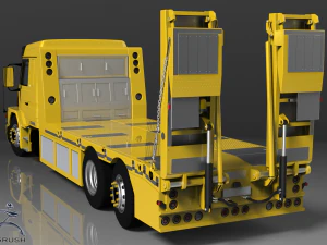scania 113h recovery 3D Model