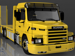 scania 113h recovery 3D Model