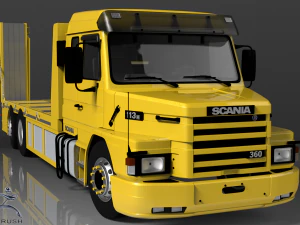 scania 113h recovery 3D Model