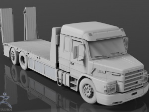 scania 113h recovery 3D Model