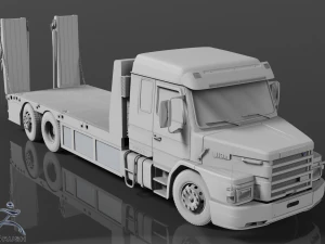scania 113h recovery 3D Model