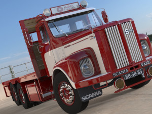 3D Scania Vabis 110 Model 3D Model