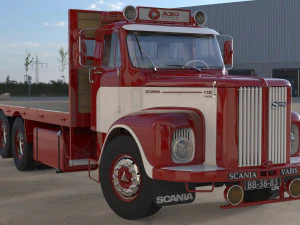 3D Scania Vabis 110 Model 3D Model