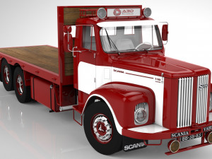 3D Scania Vabis 110 Model 3D मॉडल