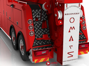 3D Scania S730T Omars Recovery Truck Model 3D-Modell