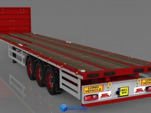 3D SDC Flatbed Modelo 3D