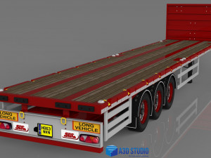 3D SDC Flatbed Modelo 3D
