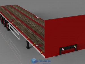 3D SDC Flatbed Modelo 3D