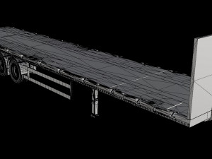 3D SDC Flatbed Modelo 3D