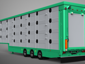 3D Pezzaioli Animal Trailer 3D Model